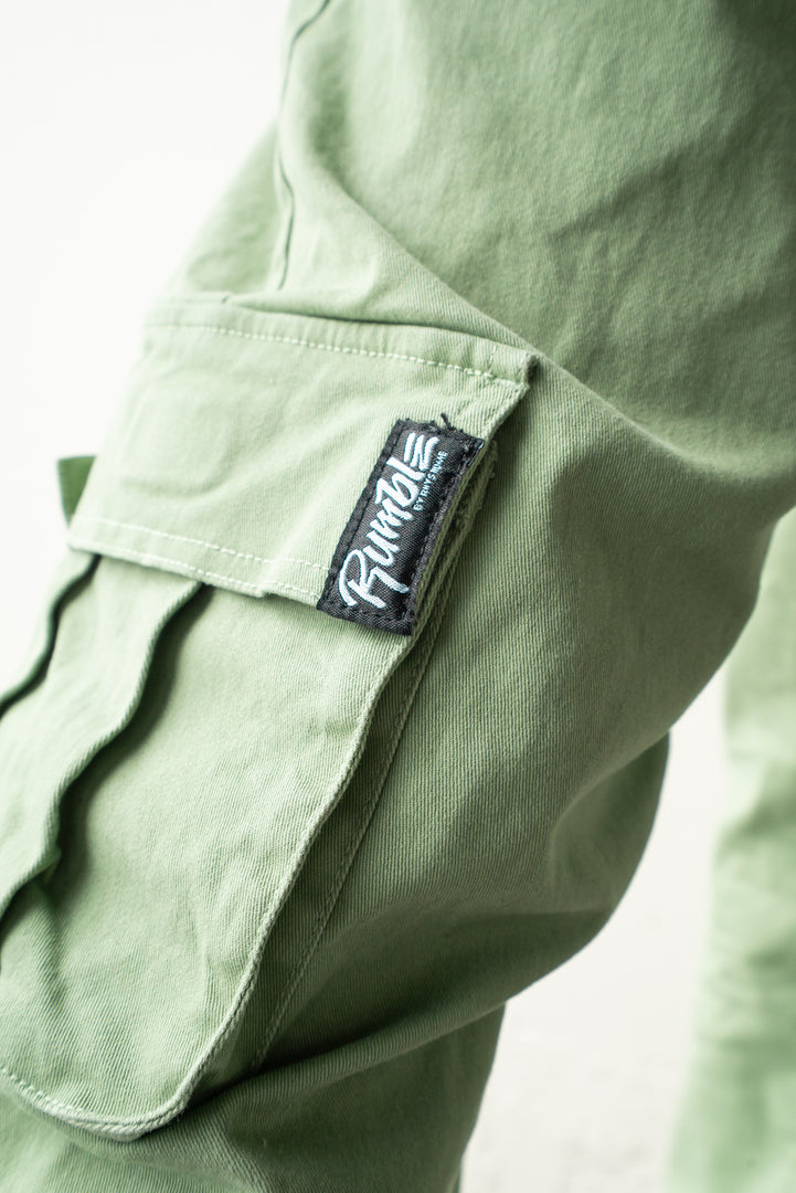 Baggy Unisex Dancer Cargos in Green